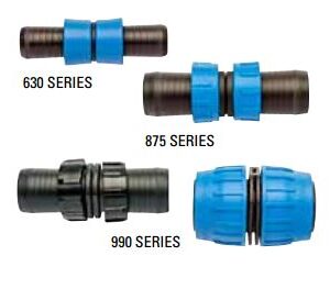 Ring lock couplers showing 630 series, 875 series, and 990 series by Netafim™