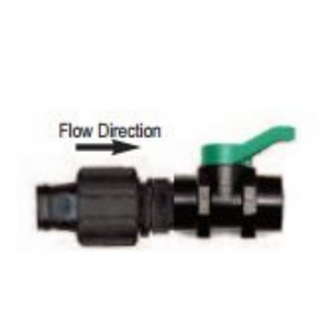 Perma-loc high flow tape flushing valve by Irritec