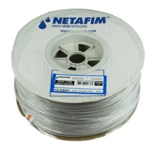 Coil of super flex UV white PE tubing by Netafim™